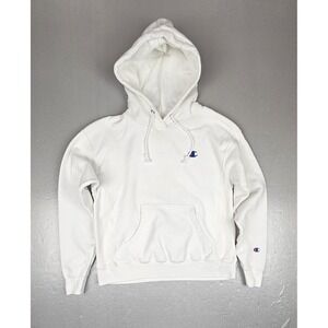 Vintage Champion Reverse Weave Hoodie Mens Small Blank Sweatshirt‎